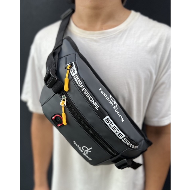 Waistbag/Tas Pinggang Tas Selempang ANTI AIR Sporty Kualitas Import Tas Pria Wanita Terbaru