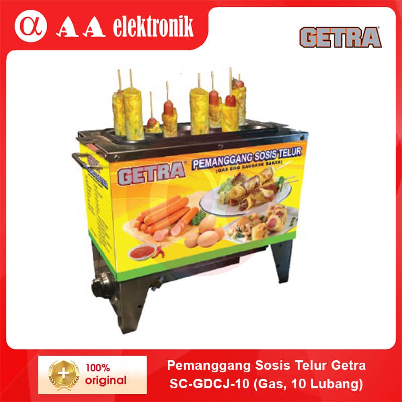 KOMPOR SOSTEL SOSIS,TELUR (GAS) GETRA 10 LOBANG TYPE SCDGCJ 10