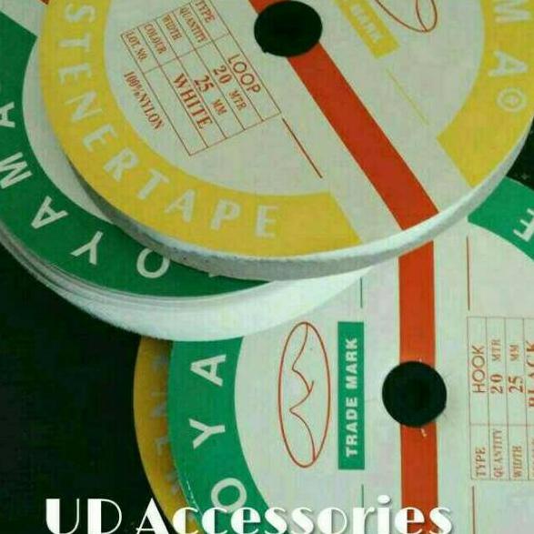 

[PRODUK BCY9V] Perekat / nylon tape /velcro 1" (2,5cm) 20meter 0AM