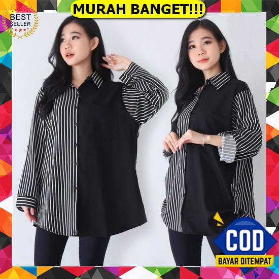 Kemeja Wanita Kmeja Terbaru Murah 2023 Kekinian Oversize Korea Terlaris Dewasa Atasan Cewek 2022 Are