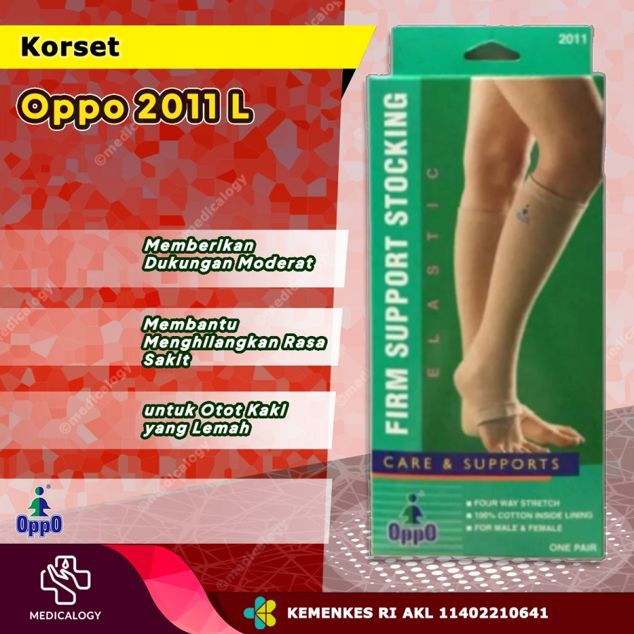 Oppo 2011 Firm Support Stocking Size L Stoking Varises Kesehatan