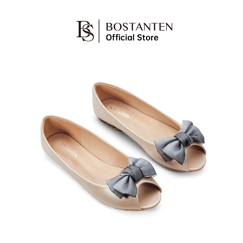 BOSTANTEN Sepatu Wanita Flatshoes Pansus Pesta Korea Style