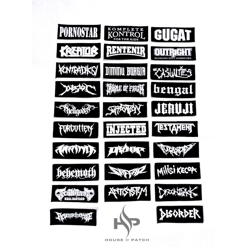 EMBLEM SABLON LONG PATCH, EMBLEM PUNK, EMBLEM JAKET