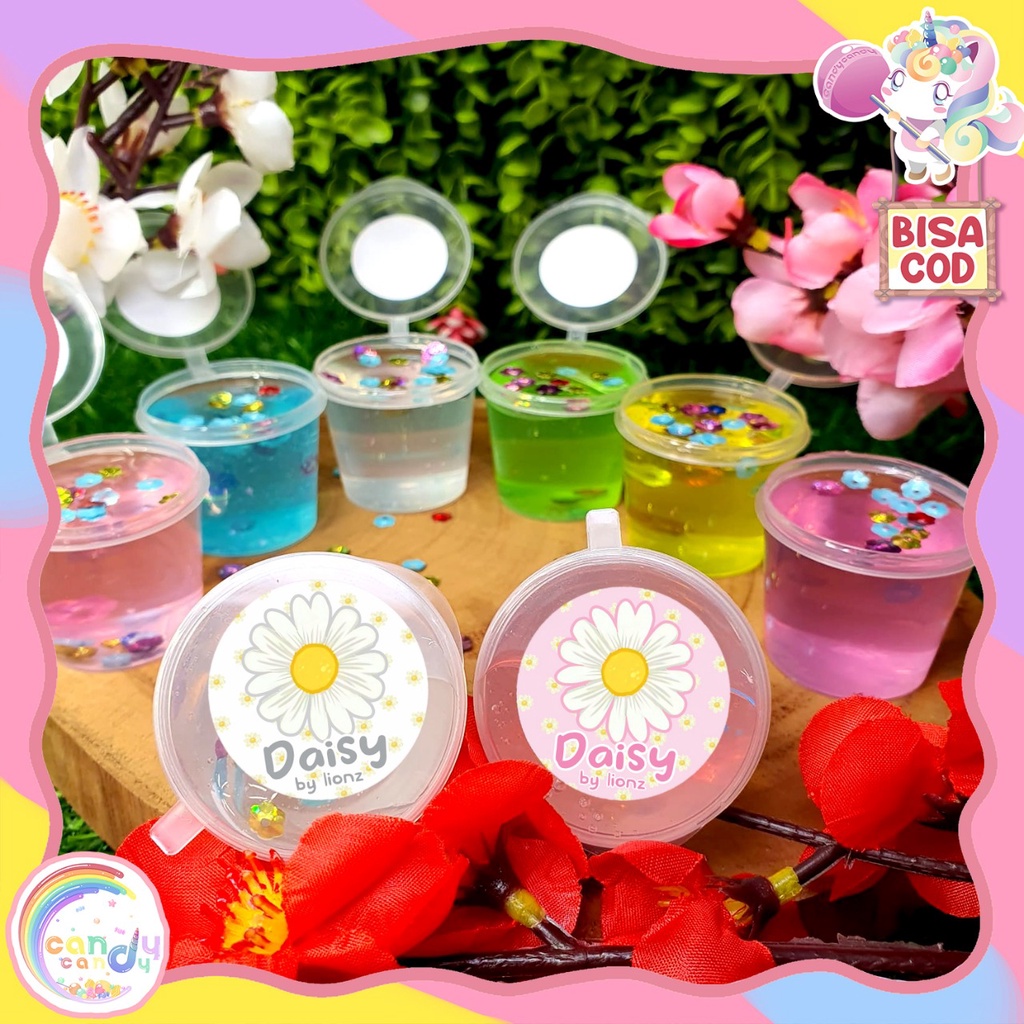 Slime Daisy Mini Cup 25ml by CandyCandy.idn