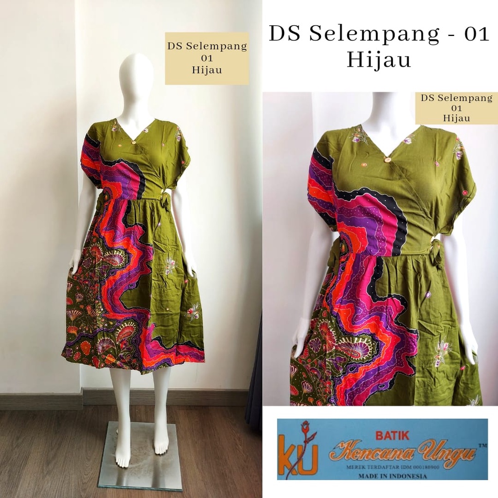 KUB Daster Kencana Ungu DS Selempang Busui LD 106cm - 108cm