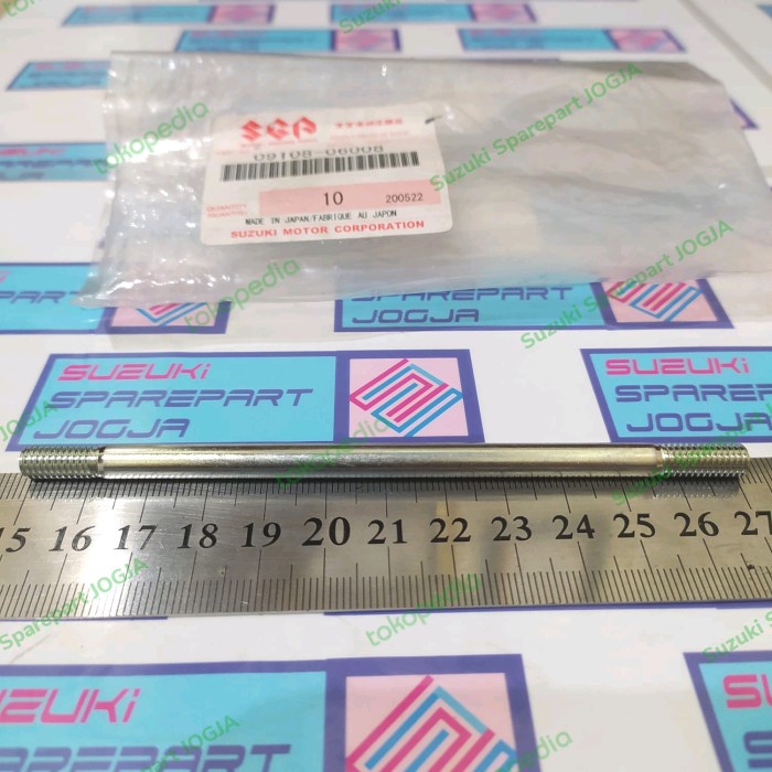 Suzuki Parts 09108-06008-000 Baut Tanam Blok Piston / Stud Boring Suzuki FR 80 Ori