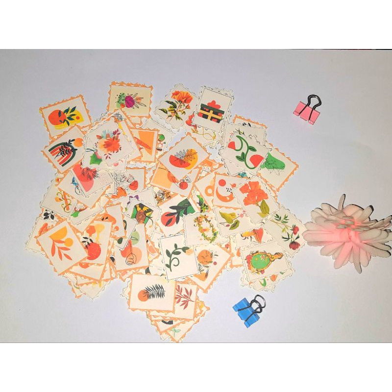 

(100pcs)Scrapbook Stiker Prangko Stiker Seal Stiker Lucu Stiker Unik Stiker Vintage