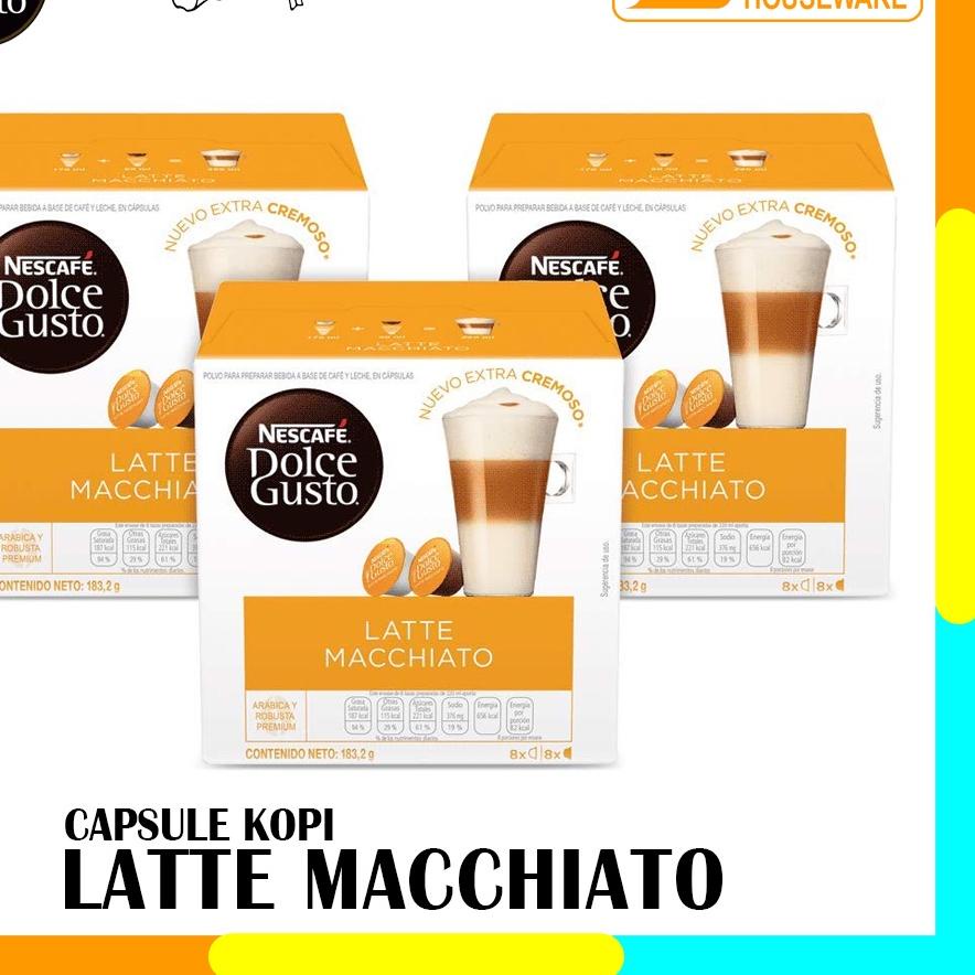 

Paling Disukai Capsule NDG Nescafe Dolce Gusto Latte Macchiato 1 Box Original Nestle 04J``