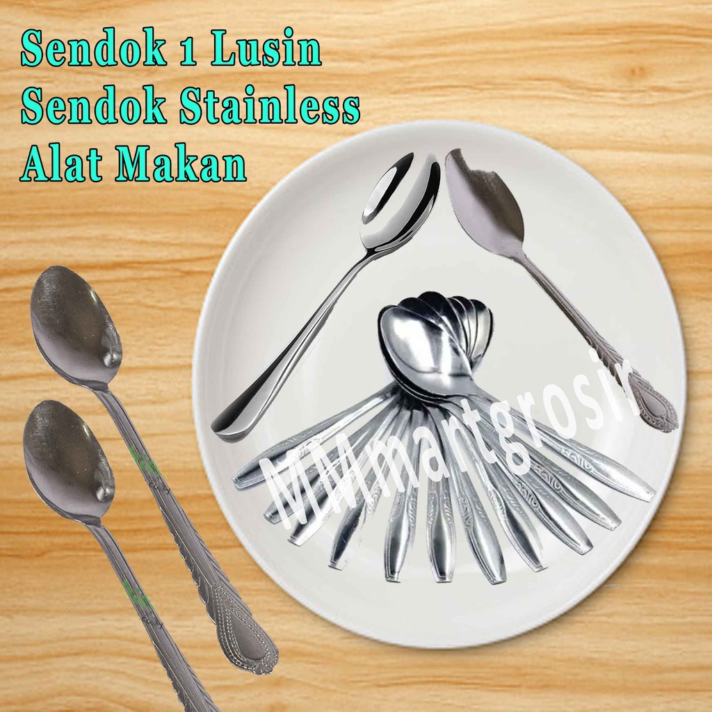 Sendok Stainless / Sendok Makan Serbaguna / Sendok 6 pcs