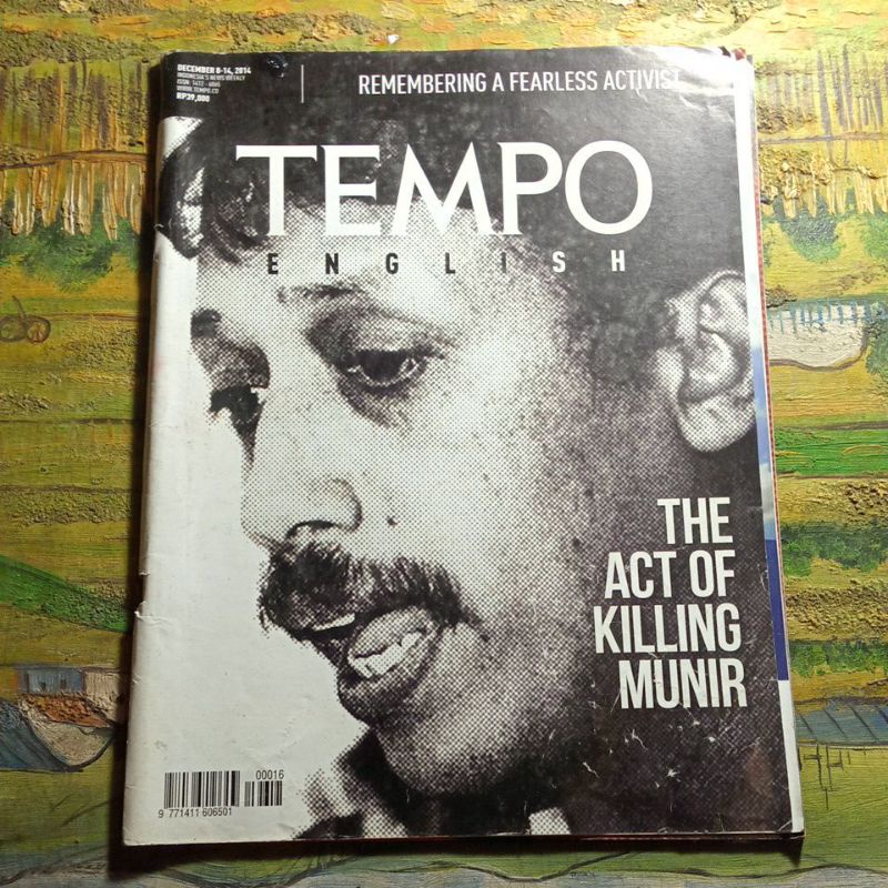 Majalah Tempo english, the act of killing Munir