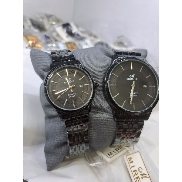 Jam tangan mirete couple original pakai tanggal tahan air