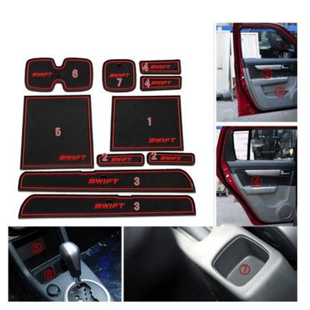 Anti Slip Rubber Mat Untuk Interior Suzuki Swift 2005 - 2014