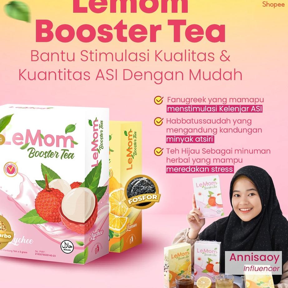 

Diskon✔️LEMOM Asi Booster Tea | Teh Pelancar Asi | Rekomendasi Bidan | Rasa LECI|RA3