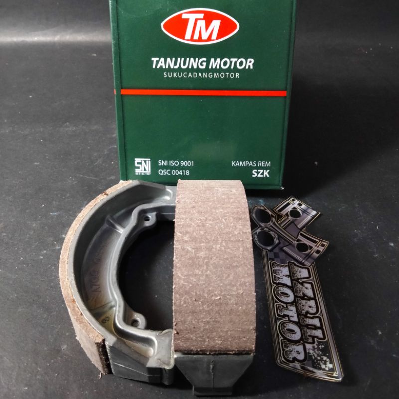 TM SUZUKI PIRODO BELAKANG/KAMPAS REM BELAKANG SUZUKI SMASH/SHOGUN MERK TM TANJUNG MOTOR