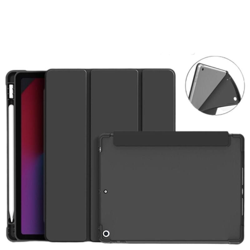 Case iPad 10 2022 10.9 / 9 2021 10.2 Inch / 8 2020 / 7 2019 Gen 10th 9th 8th 7th Generation Flip Cover Casing Slot Pencil TPU