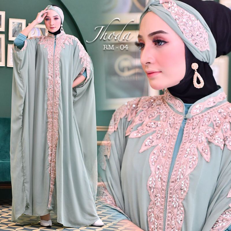 FASHION MUSLIM // KAFTAN JODHA PLUS INNER DAN TURBAN // SERAGAM KELUARGA // BAJU PESTA // BAJU WISUDA // GAMIS TERBARU // BAJU LEBARAN // KAFTAN INDONESIA // BY RISKA MODE