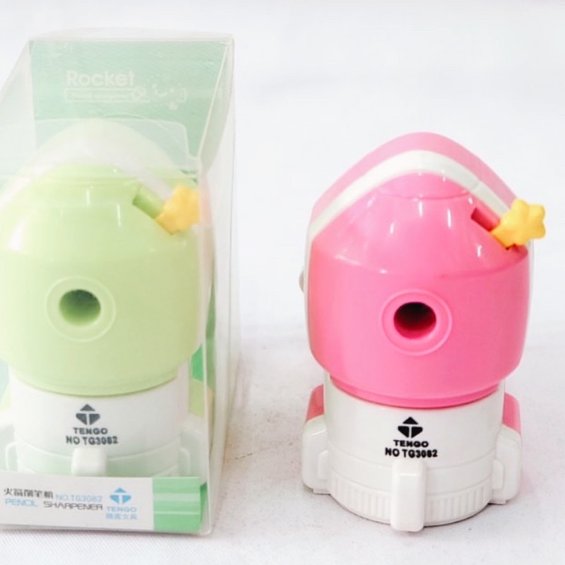 

Pencil Sharpener / Rautan Meja / Serutan Meja / Rautan pensil meja / Serutan Pensil - TENGO Rocket