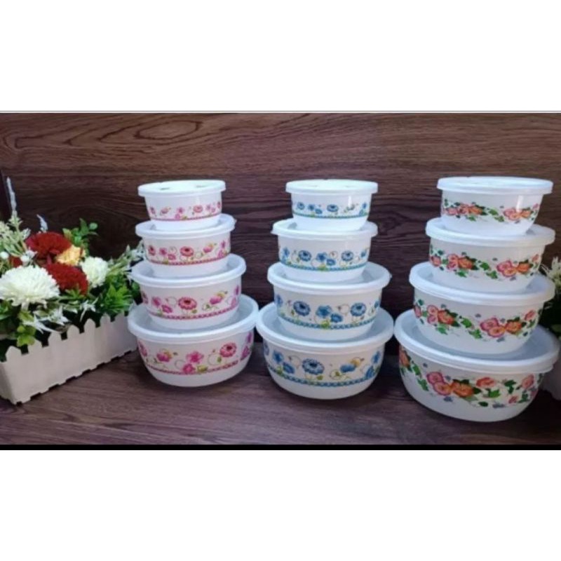 Bowl plastik set/rantang plastik set/mixing bowl set