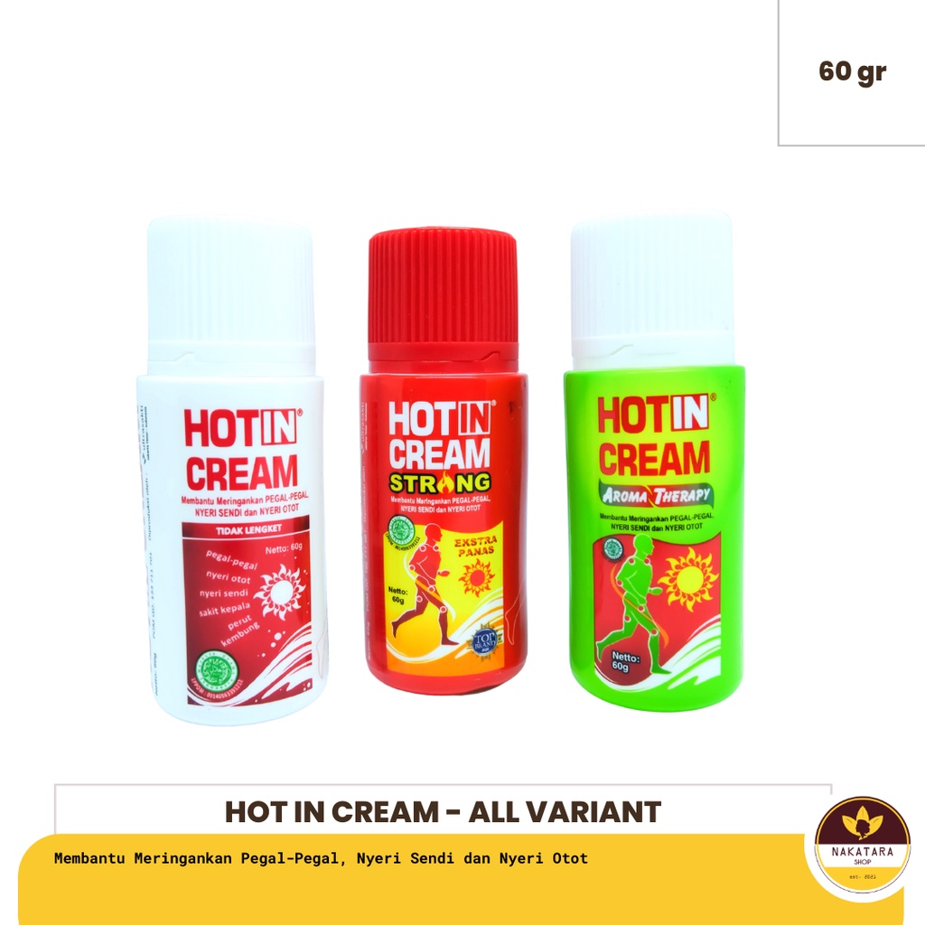 Hot in Hotin Cream Botol Ukuran 60 Gram