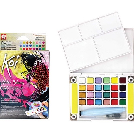 

Gramedia Surabaya - Sakura Koi Water Color Pocket 24 Metalic