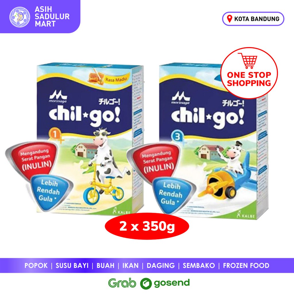 Chil Go 1+ 3+ 700Gr Susu Bubuk Vanilla Madu Promo Murah Bandung