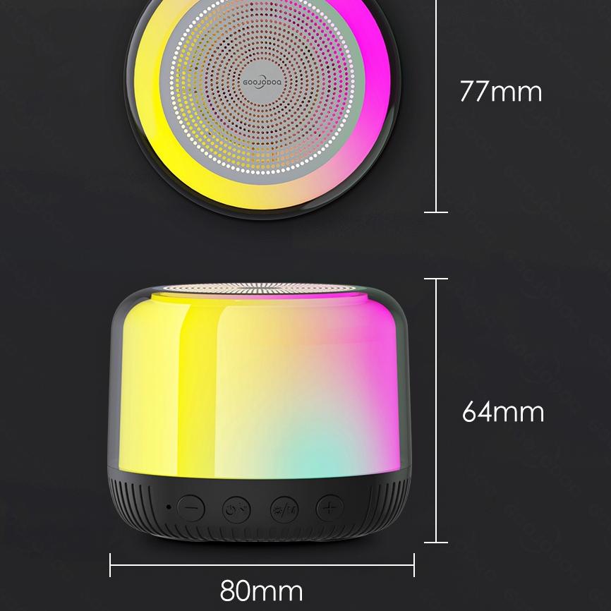 Paling Disukai GOOJODOQ Bluetooth Speaker Stereo Mini led Portable Mini HiFi Wireless Speaker''