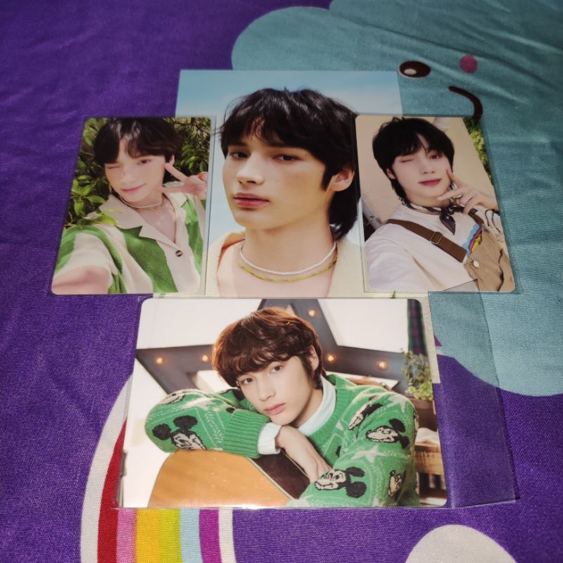 PC PHOTOCARD POSCA TXT HUENINGKAI MIDSUMMER TANGERINE FARM ORANGEADE + MPC FANLIVE 21