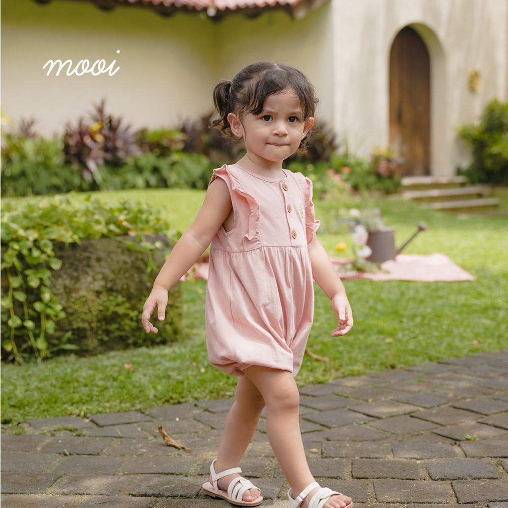 MOOI HANA ROMPER ROMPER BAYI JUMPSUIT FASHION ANAK BAYI PEREMPUAN 0-24 BULAN CBKS S24