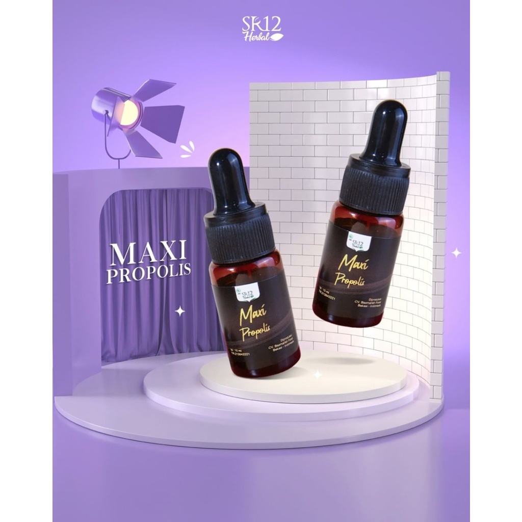Ramuan Herbal Maxi Propolis Sr12 10Ml Terampuh Kurma Muda Untuk Promil - Paket Lengkap Jamu Cepat Ha