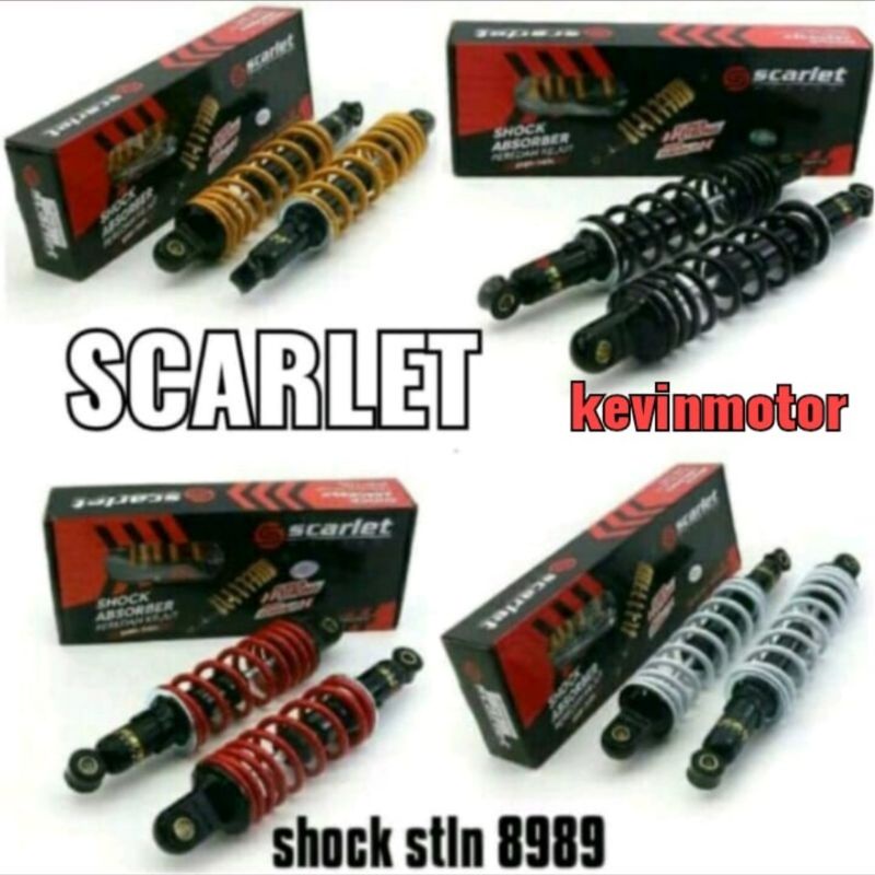 280/320/340/360 MM SERI 8989 ORIGINAL SCARLET SHOCKBREAKER SHOCK ABSORBER SHOCK BLKG YMH HONDA BEBEK