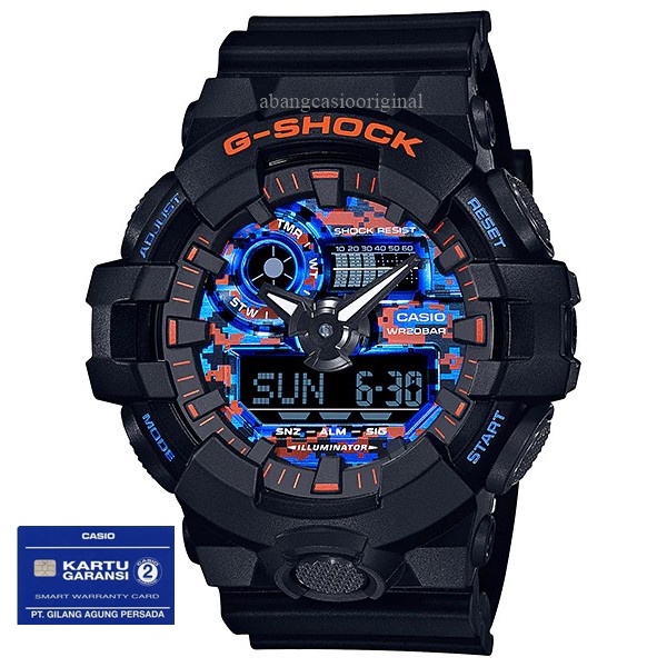 JAM TANGAN CASIO G-SHOCK GA-700CT-1A GA 700CT 1A ORIGINAL RESMI