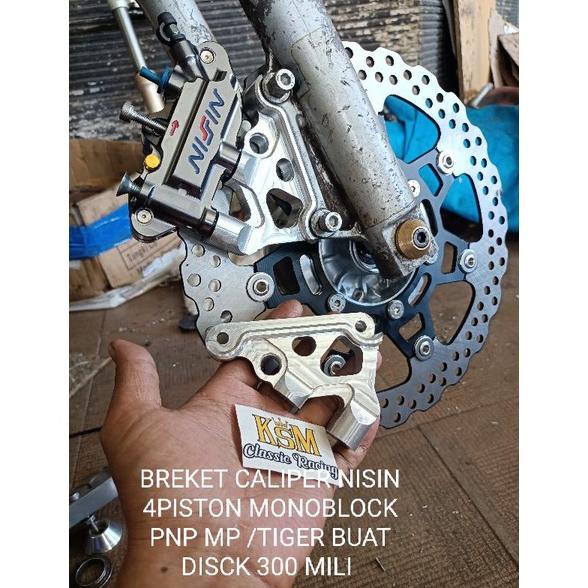 PRODUK- BREKET CALIPER NISIN MONO BLOCK DISCK 300 BREKET CALIPER CNC NISIN MONOBLOCK 4PISTON PNP MP 