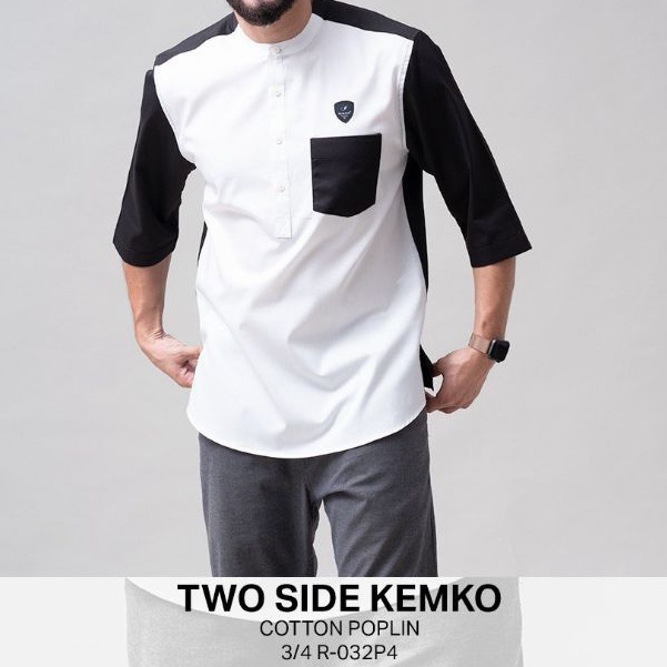 SAMASE TWO SIDE KEMEJA KOKO KEMKO 3/4 R032P