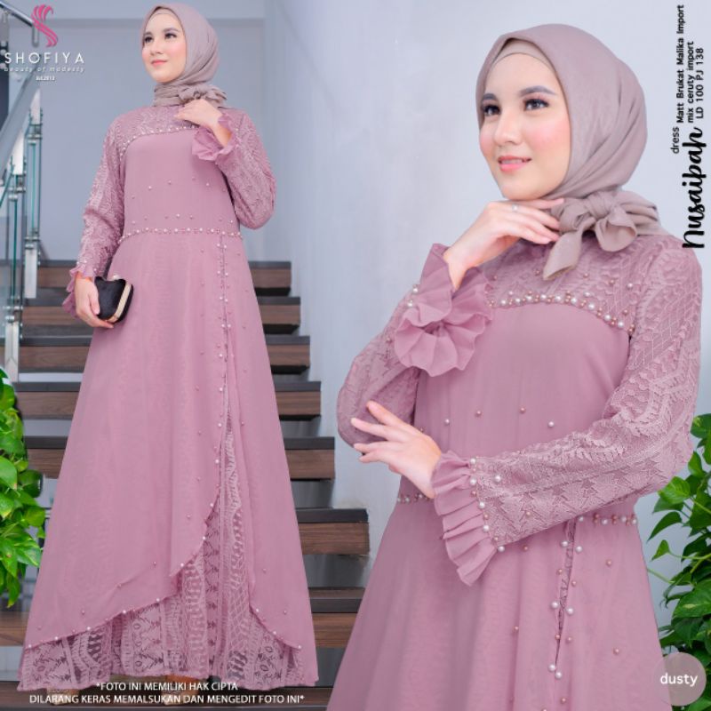 Nusaibah dress by shofiya beauty