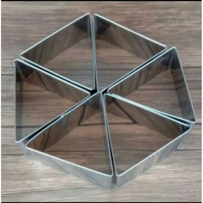 Ring segitiga Ring Roti burger segitiga isi 6 & 1lusin (12pcs)