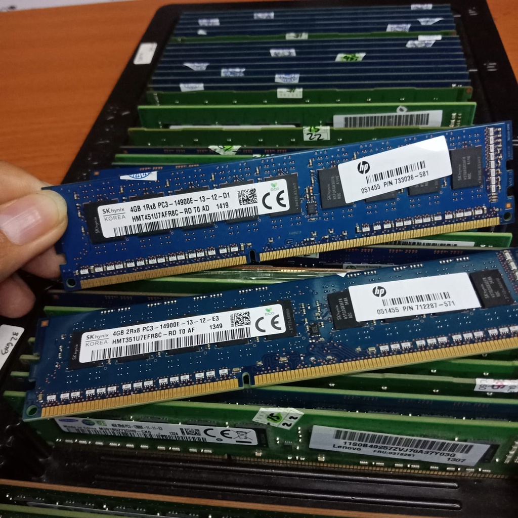 memory ram server 4gb ecc udimm ddr3 pc3-14900E for xeon skynyix Khusus pc server gak bisa untuk pc biasa