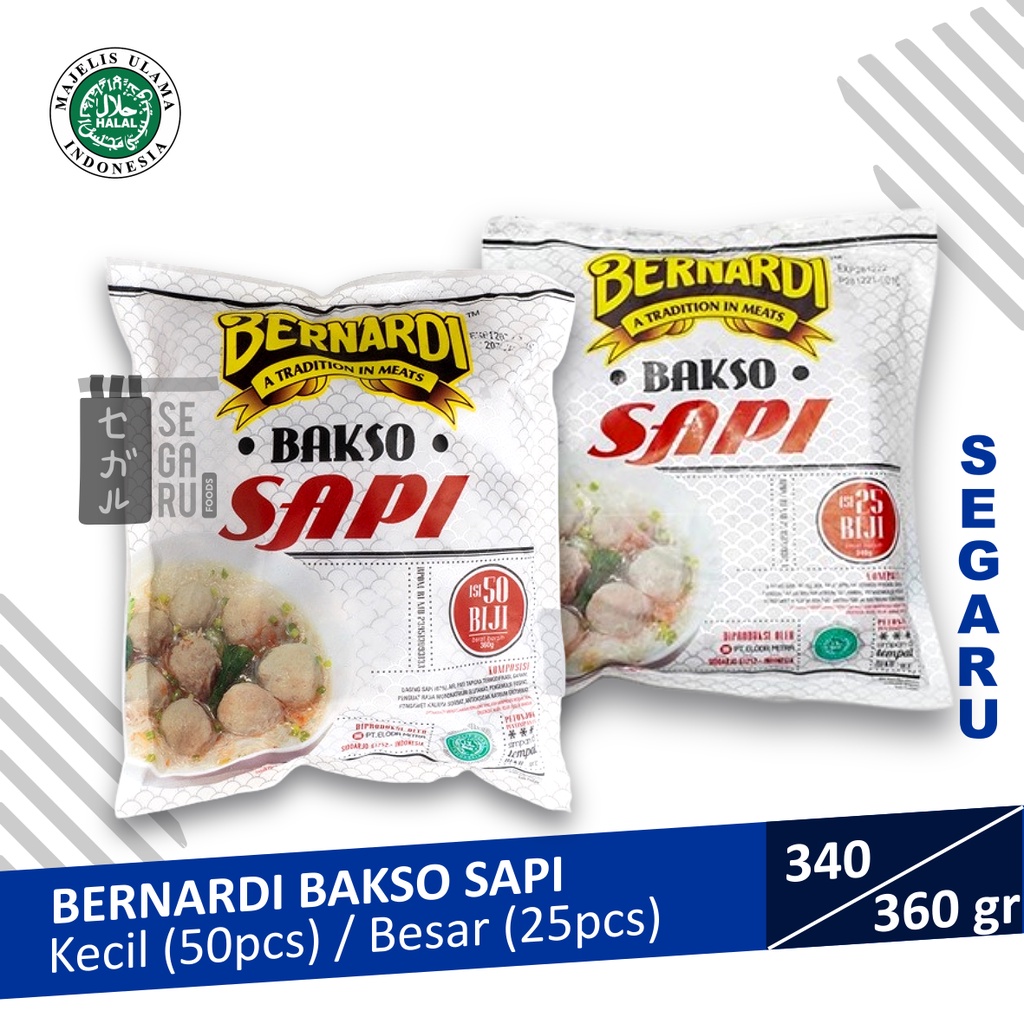 BERNARDI Bakso Sapi Kecil / Besar