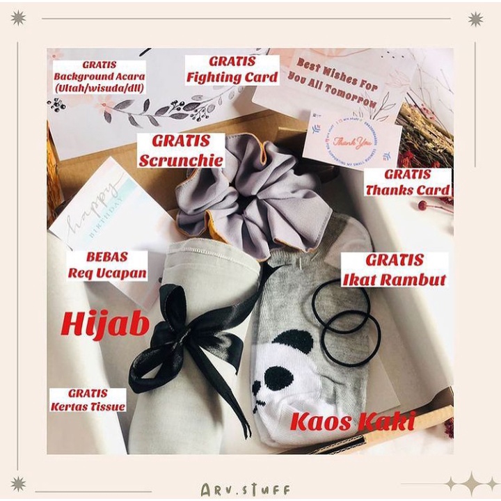 HAMPERS HIJAB WARNA / Hampers hadiah wisuda kado wedding pernikahan gift box parcel termurah mothers day hari kasih sayang romantis valentine day kerudung murah nikahan alat sholat hadiah hari raya murah viral termurah