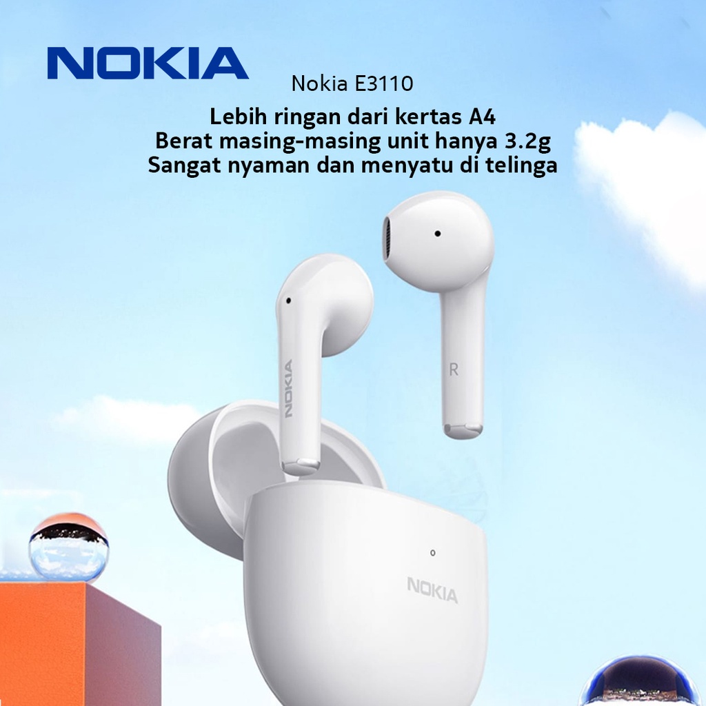 Nokia E3110 True Wireless Earbuds Bluetooth Earphone TWS HD