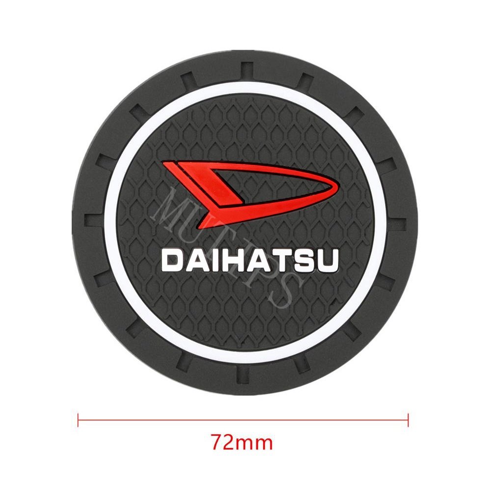 Daihatsu 1/2Pcs Slot Cangkir Air Mobil Non-Slip Mat Silica Gel Pad Untuk Ayla Ceria Classy Taft Sigra Xenia Rocky Taruna