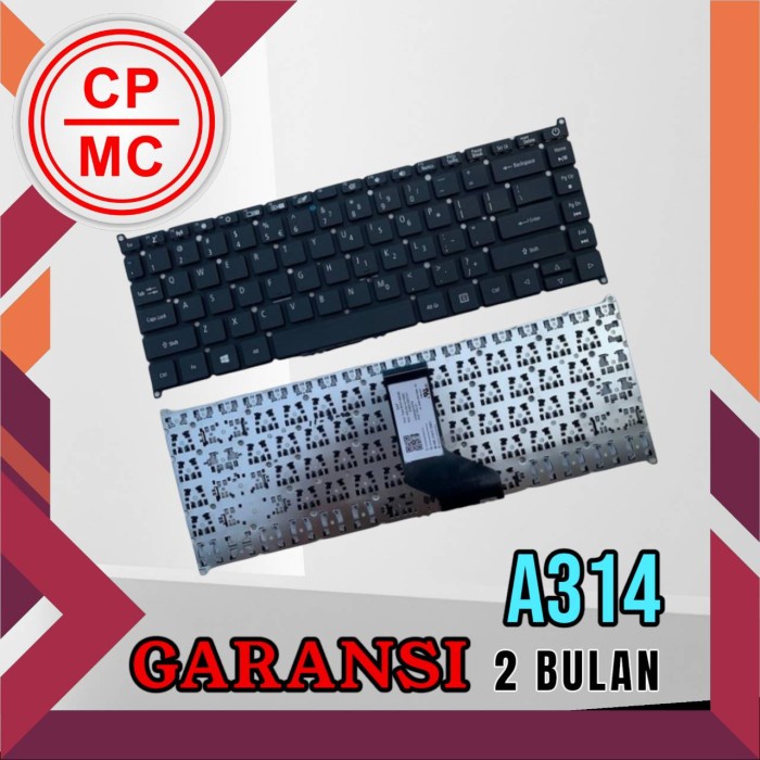 Dijamin Berkualitas Keyboard Acer Aspire 3 A314 A314 -33 A314-41