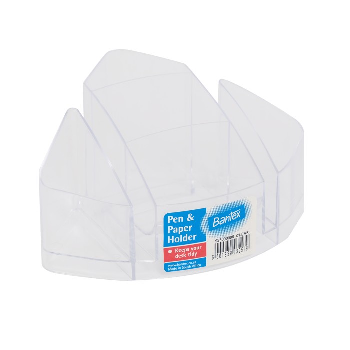 

BANTEX DESK ORGANIZER TRANSPARANT #9830 08