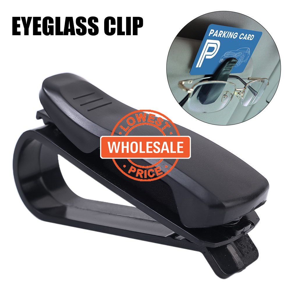 [Harga Grosir] Stand Kacamata Multifungsi Kreatif Untuk Auto Universal Car Sun Visor Sunglasses Clip Kacamata Pengikat Untuk Mobil Auto Card Ticket Holder Stand