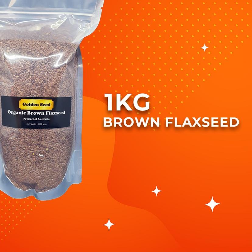 

Quality Control✅ORGANIC BROWN FLAXSEED 1 KG PREMIUM - FLAX SEEDS FLAXSEEDS FLAX SEED BIJI RAMI 1KG - 1000 GRAM|KD5