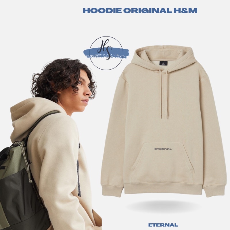 [SALE] HOODIE HNM PRIA WANITA ETERNAL CREAM ORIGINAL HNM QC 100% FREE PAPERBAG/PLASTICBAG