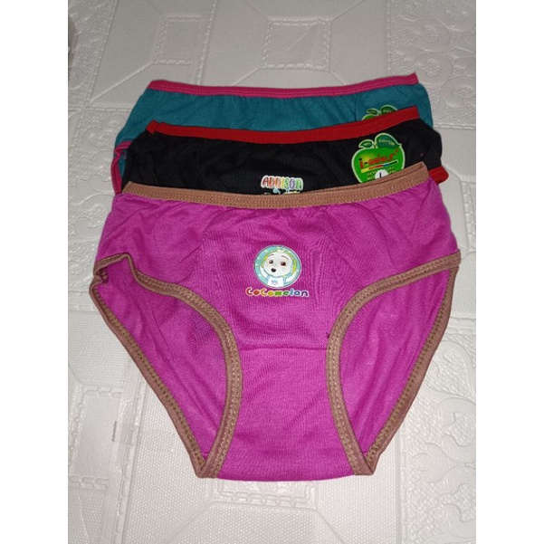 (3 PCS) CELANA DALAM ANAK PEREMPUAN/CELANA DALAM ANAK CEWE/CD ANAK PEREMPUAN