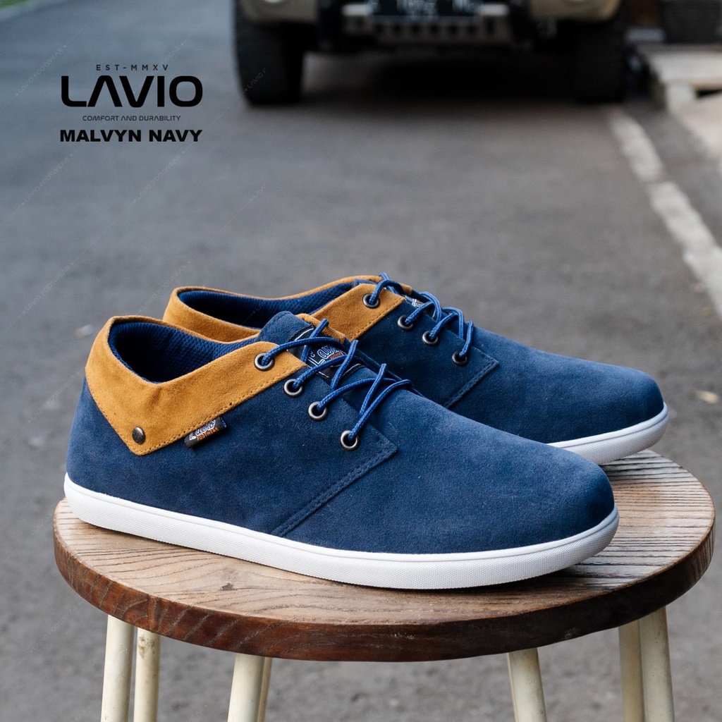 Sepatu Kasual Pria Keren Sneakers Lavio Malvyn Original Best Seller