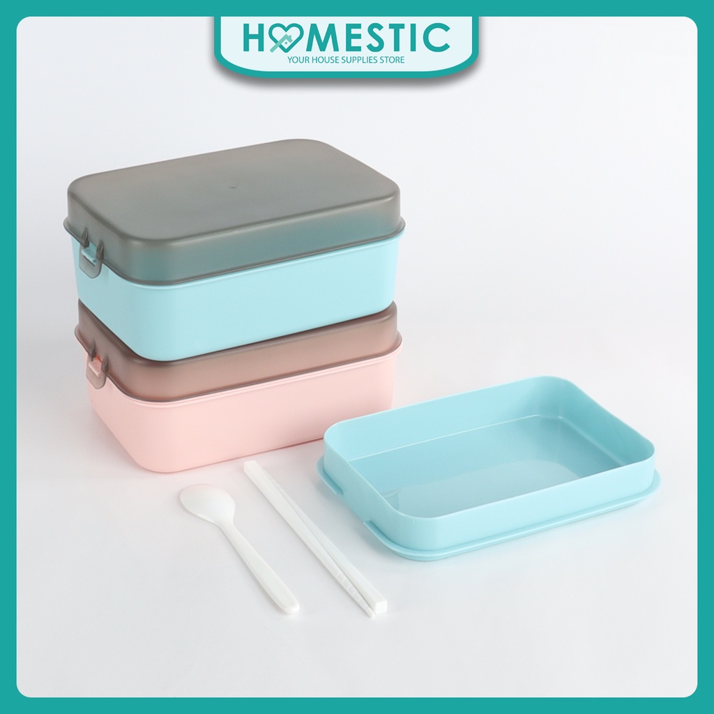 Kotak Makan Bekal Anak Tingkat / Lunch Box tingkat Sekat Multifungsi Microwavable / Kotak Makan 2 Lapis Set