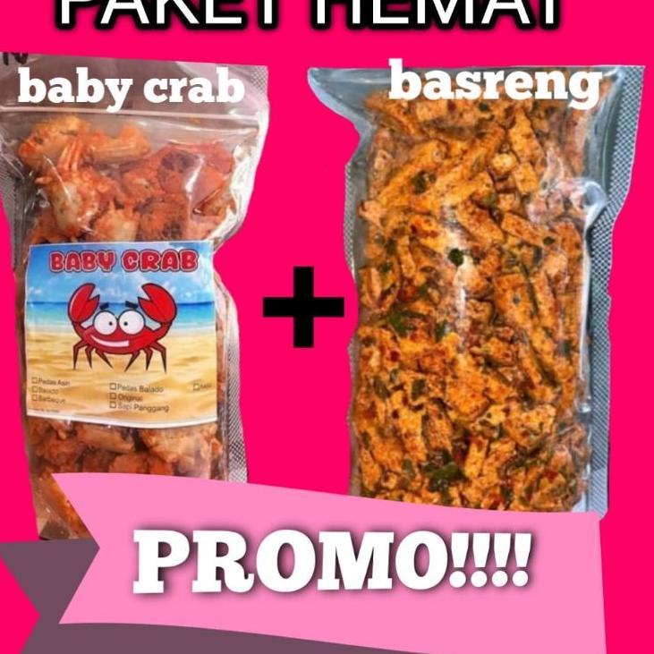 

ャ Happy Murah (Paket Baby Crab + Basreng pedas daun jeruk) く
