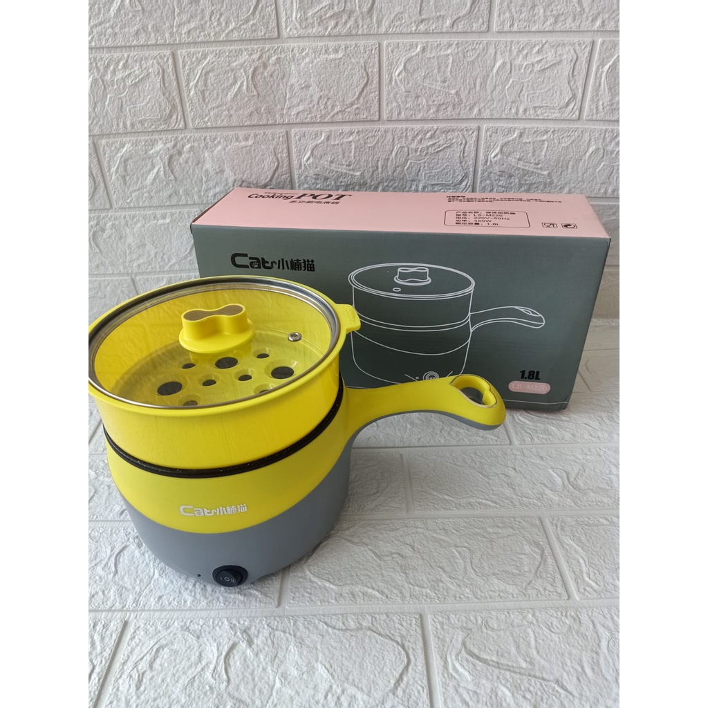 ☀ Sunly ☀ LS-M220 Panci Multi Function Pan 2 Tier 450w